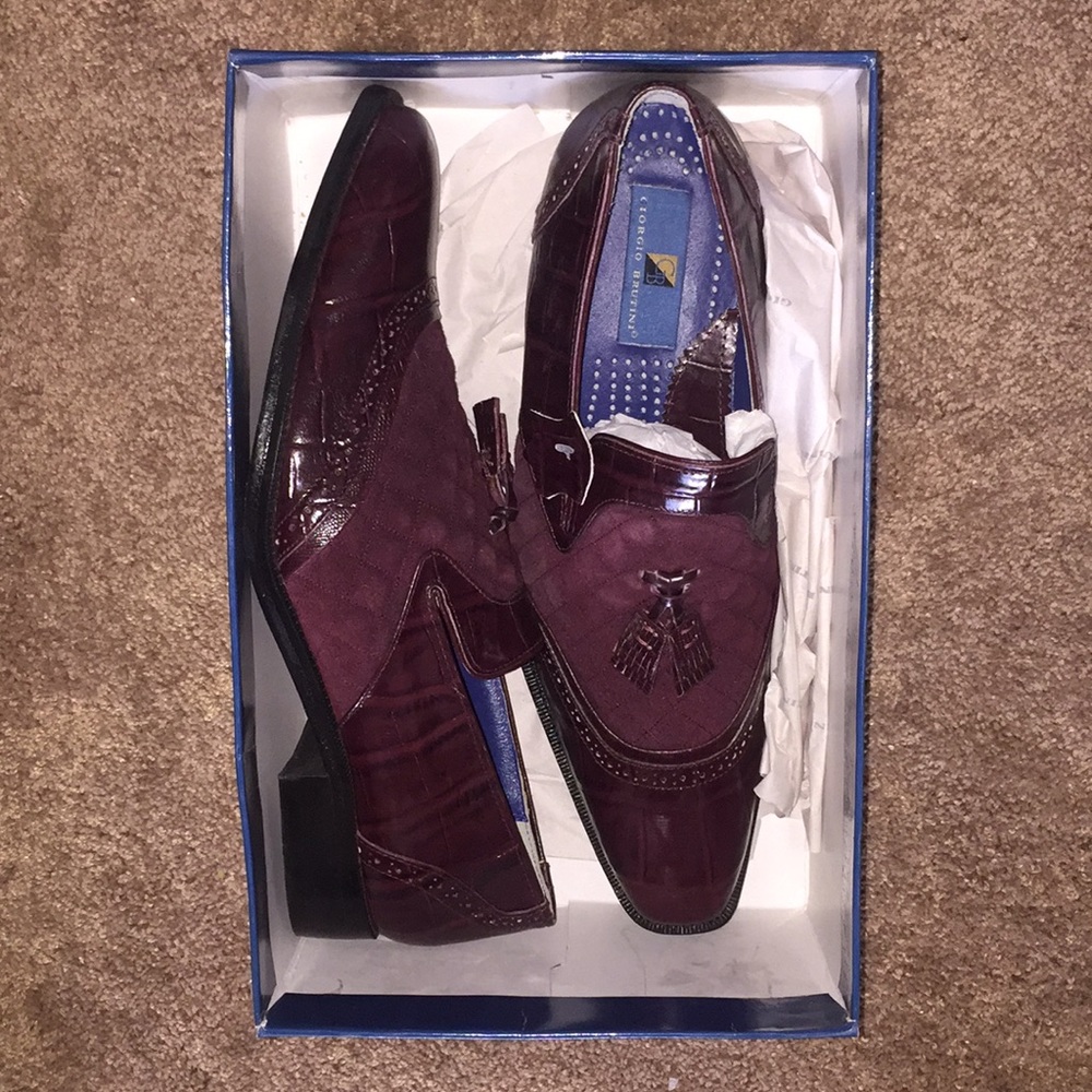 Giorgio Brutini Mens Genuine Leather Dress Shoes